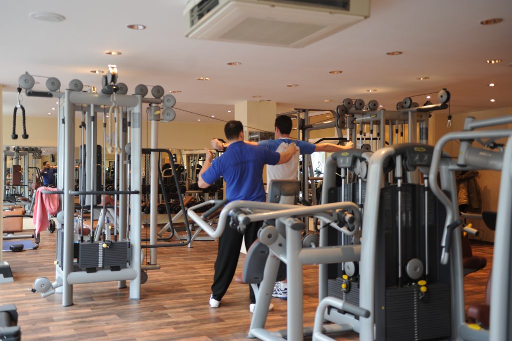 Fitnessstudio Innenansicht