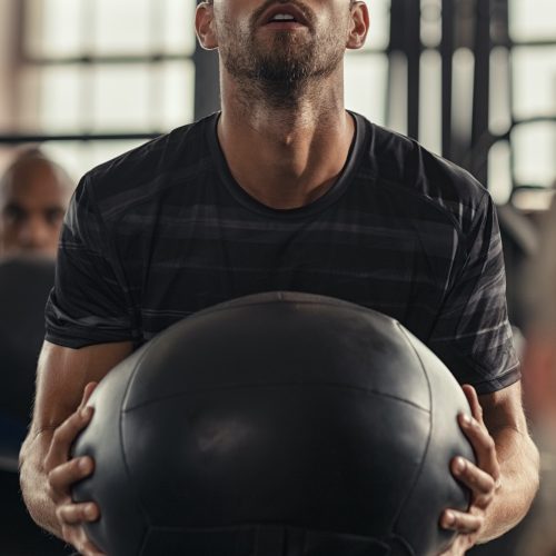 Functional fitness workout at gym Functional fitness workout at gym